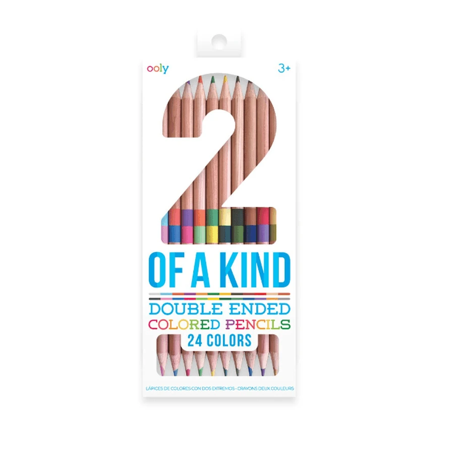 Doppelte Buntstifte - 12 Stifte, 24 Farben
