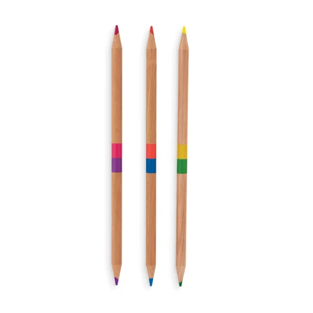 Doppelte Buntstifte - 12 Stifte, 24 Farben