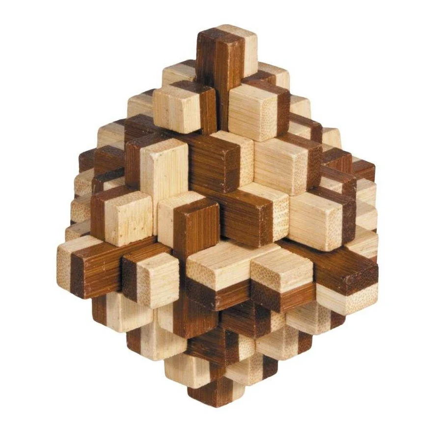 Jeu de logique QI bambou en bois 3D Iceberg