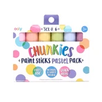 Chunkies solid tempera pencils pastel colors, 6 pieces