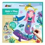 Stick'N'Play Kreativspiel mit 3D-Szenen und neu positionierbaren Stickern - Polar- und Meerestiere
