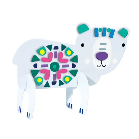 Stick'N'Play Kreativspiel mit 3D-Szenen und neu positionierbaren Stickern - Polar- und Meerestiere