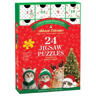 Adventskalender Cats, 24 Puzzles, 50 Teile