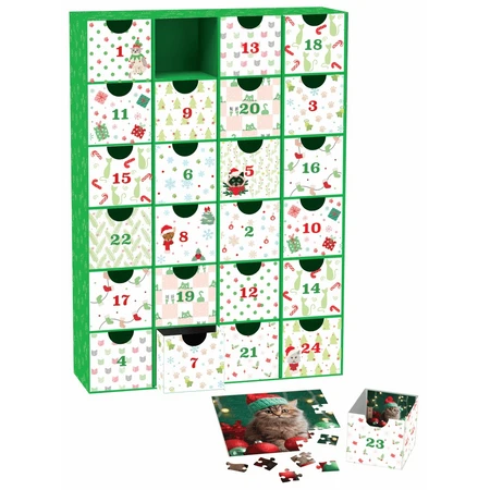 Adventskalender Cats, 24 Puzzles, 50 Teile