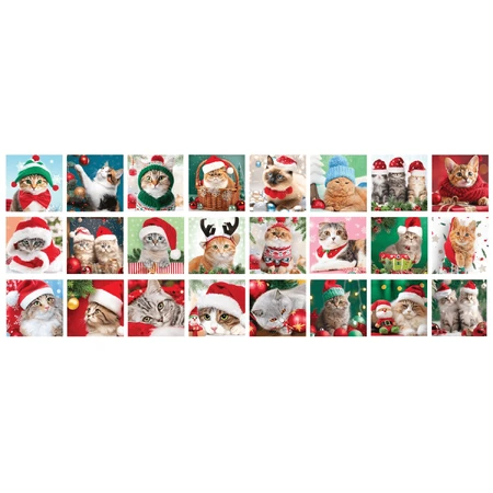 Adventskalender Cats, 24 Puzzles, 50 Teile