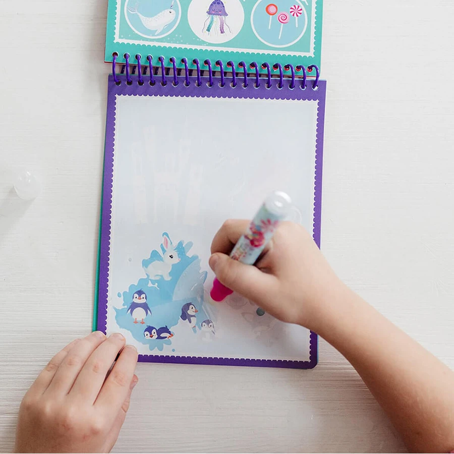 Creative water painting magic set, unicorns