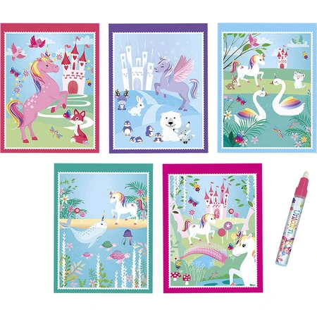 Creative water painting magic set, unicorns