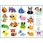 Stickers Baby animals, Djeco