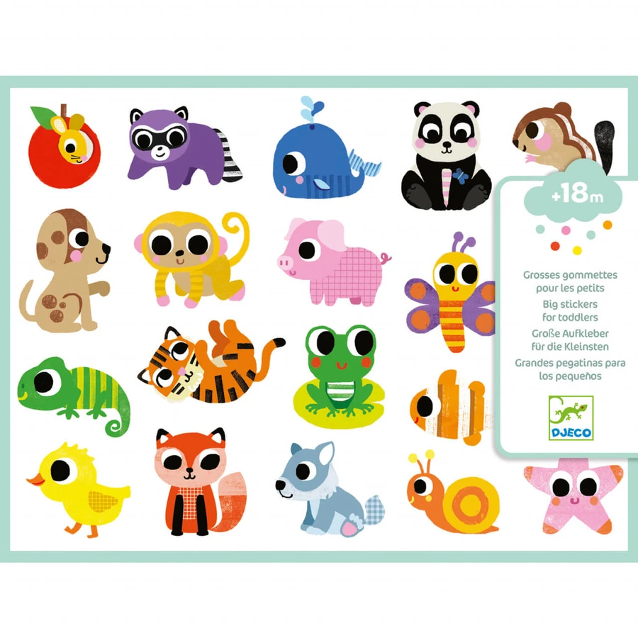 Stickers Baby animals, Djeco