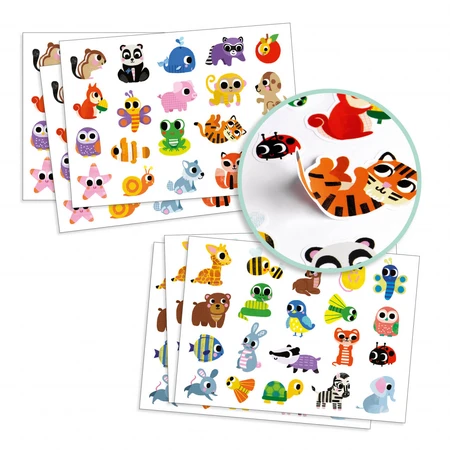 Stickers Baby animals, Djeco