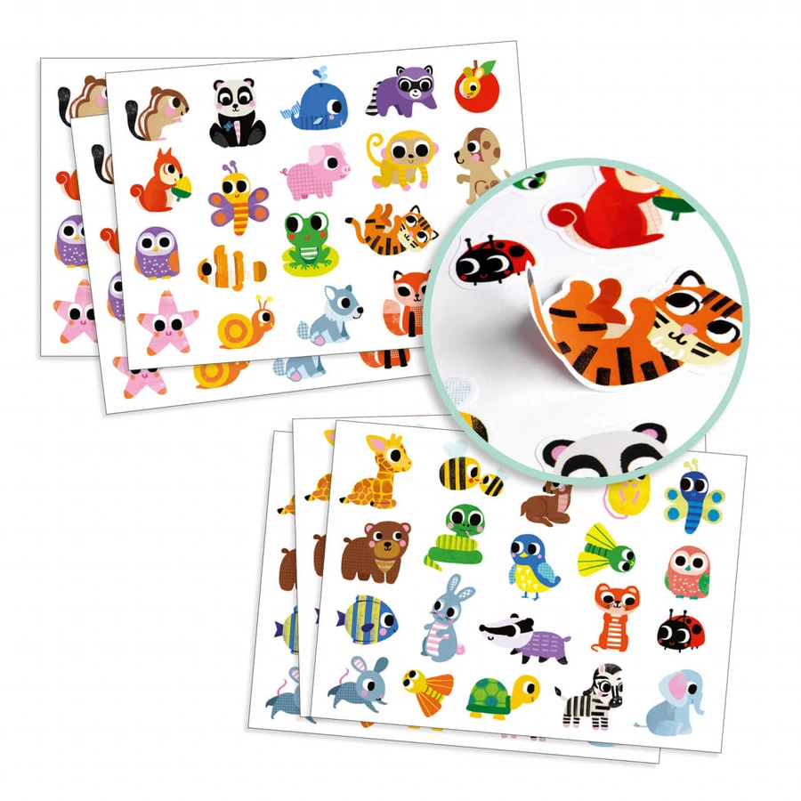 Stickers Baby animals, Djeco