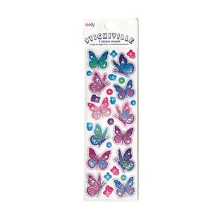Holographische Glitzersticker Stickiville Schmetterlinge