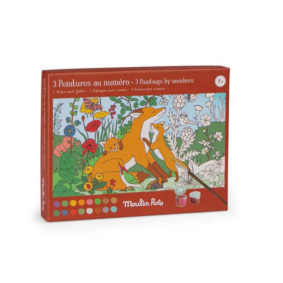 Creatieve set: de tuin van Paint by Numbers, Moulin Roty