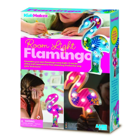Creatieve DIY set - Flamingo kamerlamp