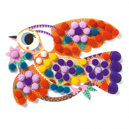 Creatief spel vogels met ballen, Djeco