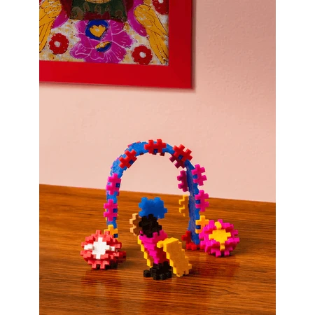 Juego de construcción Plus-Plus, pintura en tubo, Inspirado en Frida Kahlo