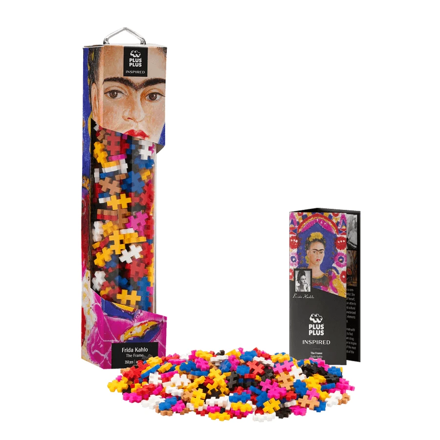 Juego de construcción Plus-Plus, pintura en tubo, Inspirado en Frida Kahlo