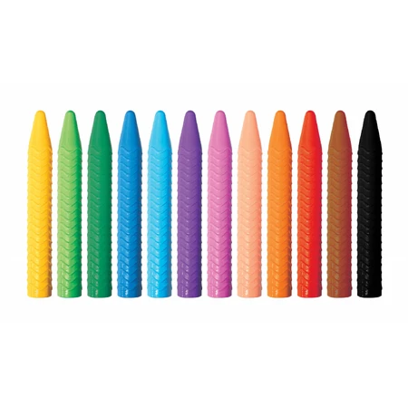 Zeichnungsrollenset 3 m und 12 Buntstifte, Haku Yoka - Dinosaurier
