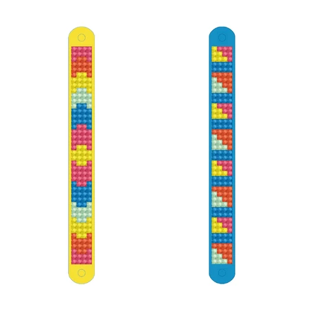 Kit de bricolage créatif - Bracelets en néon, peinture sur diamant