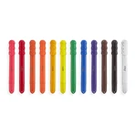 Gel pencils for window and glass, Rainy Dayz, set of 12 washable colors