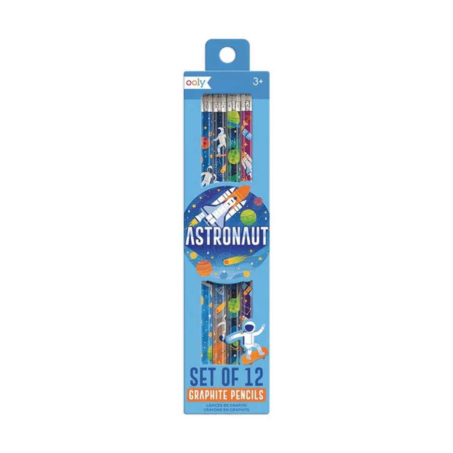 Juego de 12 lápices de grafito HB Astronaut