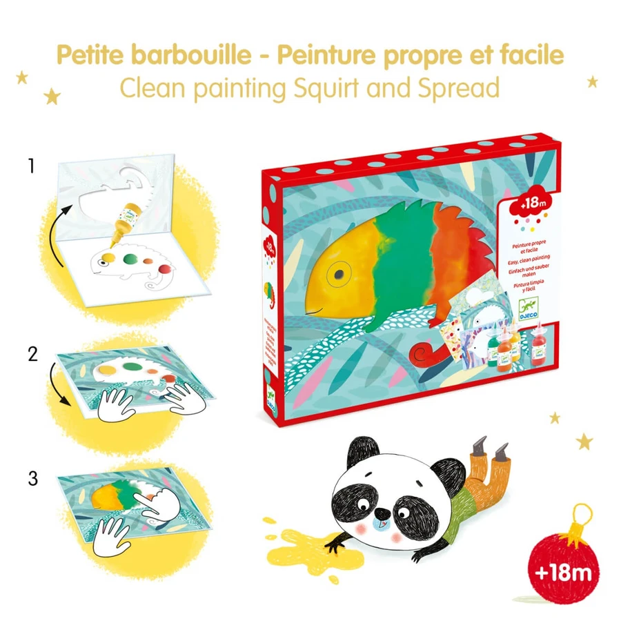 Djeco creative set, Baby click and paint