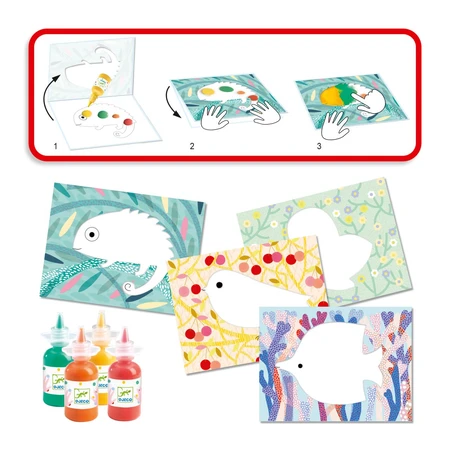 Djeco creative set, Baby click and paint