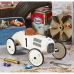Aufsitzauto Vintage Metall - Weiß/Creme - Vilac