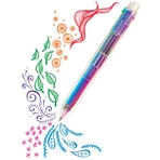 Multicolor gel pen with 6 colors and retractable mechanism