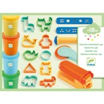 Juego de plastilina para modelar Djeco, colores Pop
