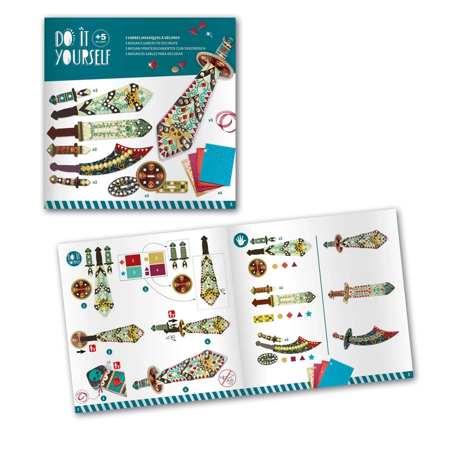 DIY Djeco set, Pirate Swords