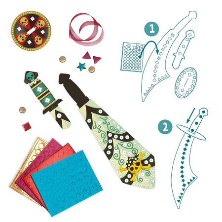 DIY Djeco set, Pirate Swords