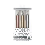 Modern Script pennen- en notitieboekenset - set van 4