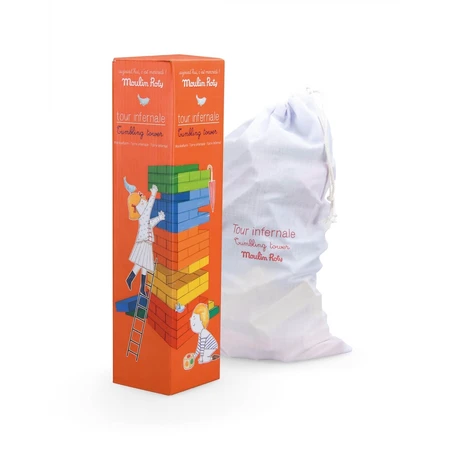 Unstable Tower skill game, Moulin Roty