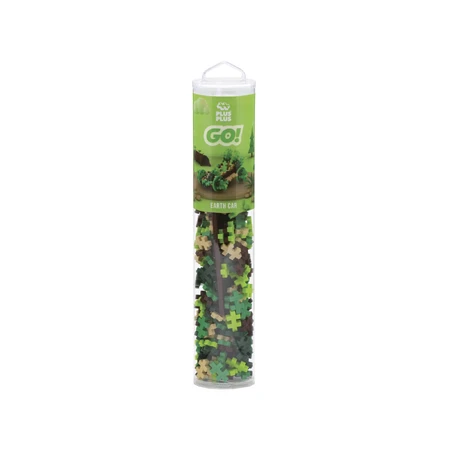 Jeu de construction Plus-Plus, tube de 200 pièces, voitures colorées - Terre