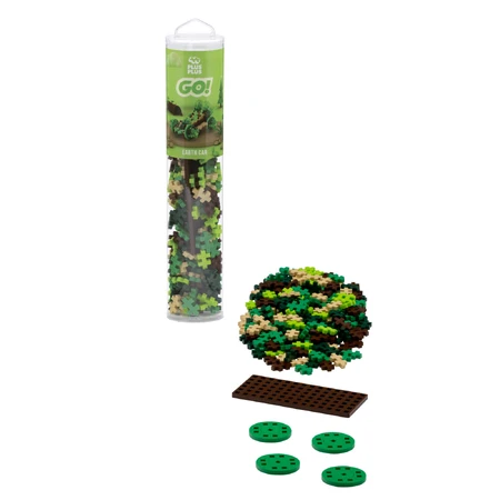 Jeu de construction Plus-Plus, tube de 200 pièces, voitures colorées - Terre
