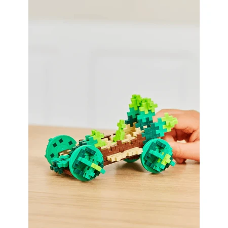 Jeu de construction Plus-Plus, tube de 200 pièces, voitures colorées - Terre