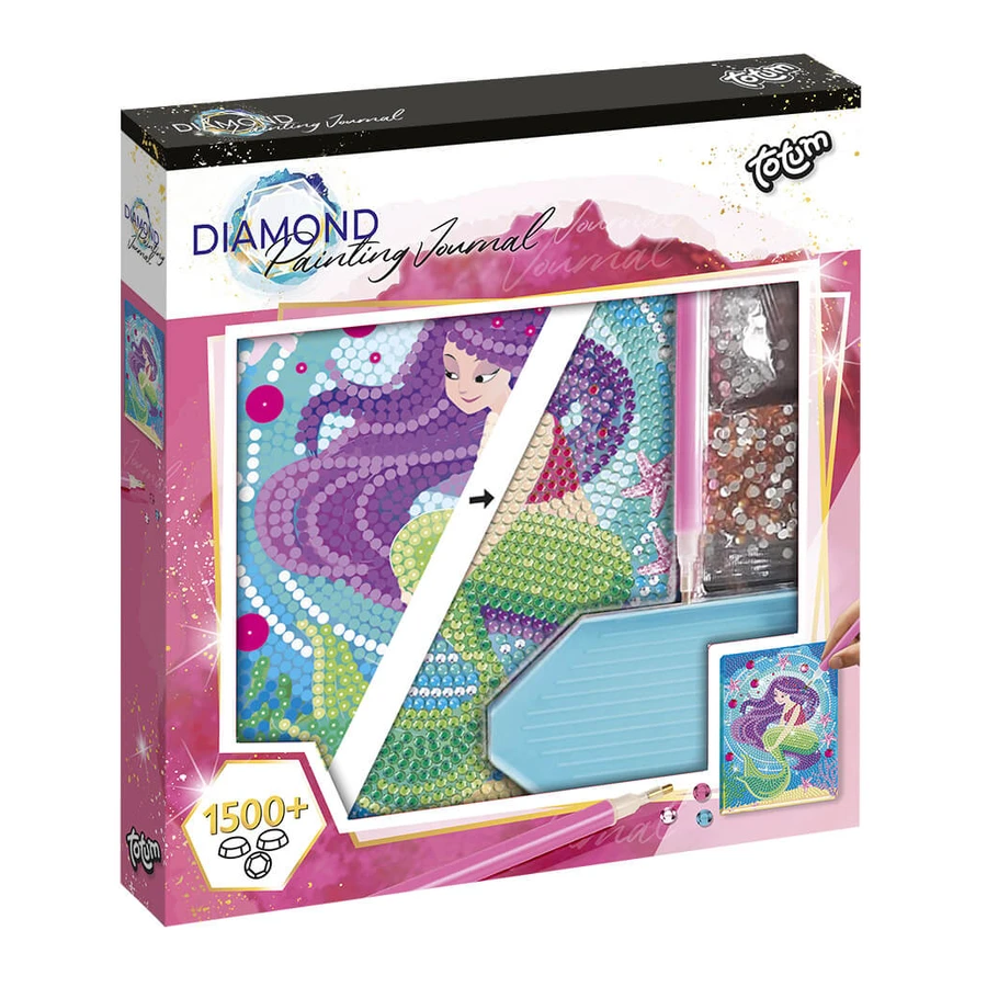 Set DIY My Diary avec sirène et diamants, Totum