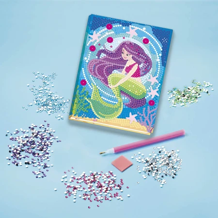 Set DIY My Diary avec sirène et diamants, Totum