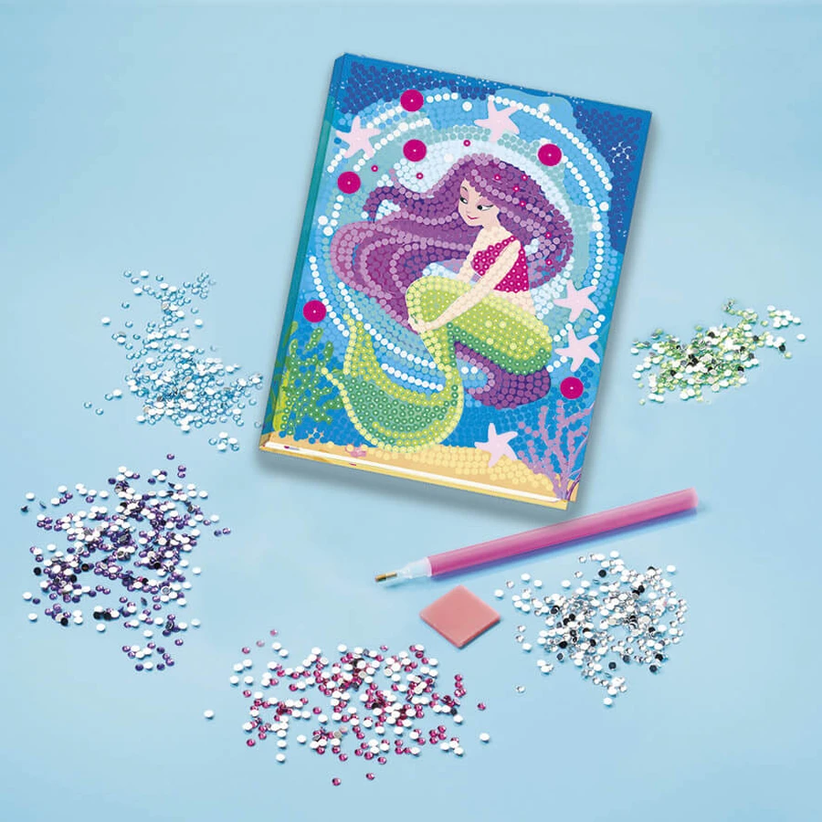 Set DIY My Diary avec sirène et diamants, Totum