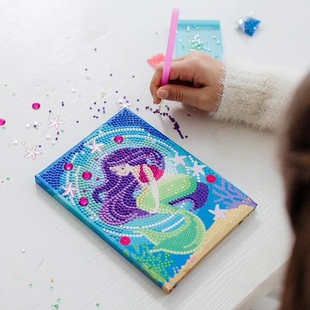 Set DIY My Diary avec sirène et diamants, Totum