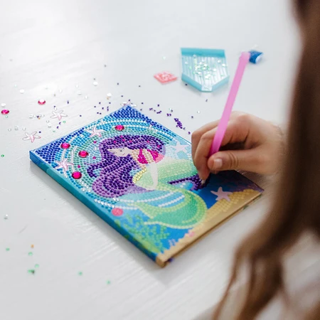 Set DIY My Diary avec sirène et diamants, Totum