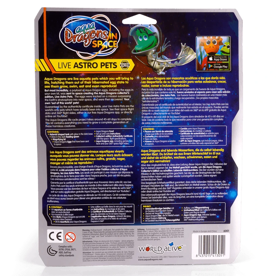 STEM Educational Set - AQUA DRAGONS® - Habitat Underwater World - asteroid aquarium