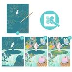 Creative pastel pond scraping game