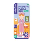 Magnetic puzzle in metal box, matching and matching game - Doctor