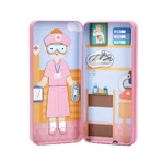 Magnetic puzzle in metal box, matching and matching game - Doctor
