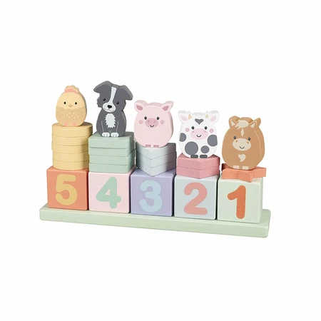 Aprende a contar con los animales de la granja, Orange Tree Toys