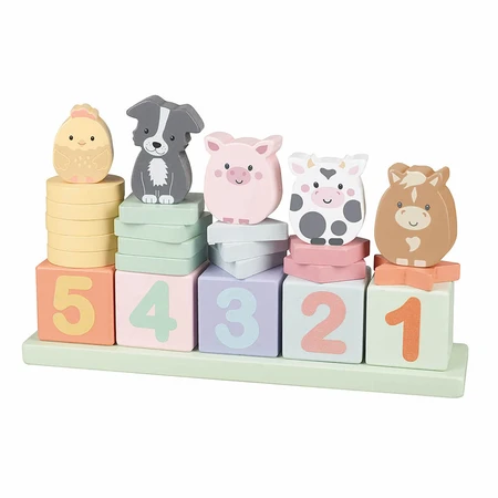Aprende a contar con los animales de la granja, Orange Tree Toys