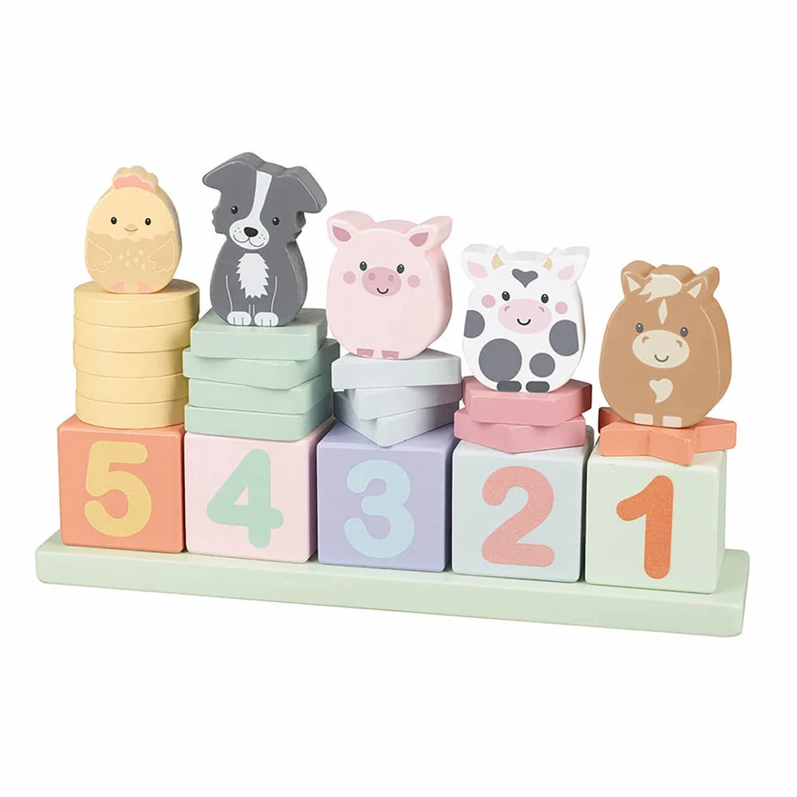 Aprende a contar con los animales de la granja, Orange Tree Toys