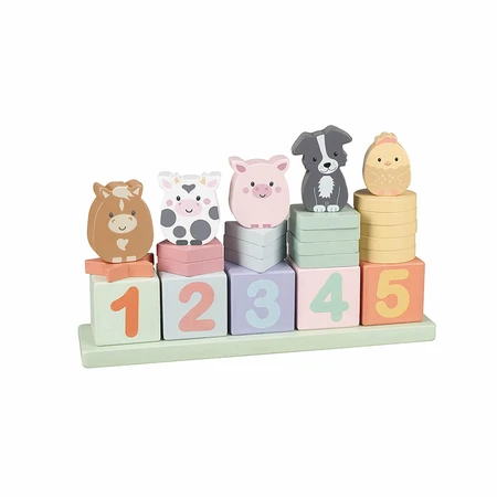 Aprende a contar con los animales de la granja, Orange Tree Toys